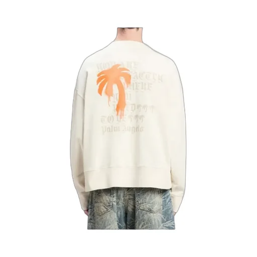 Monogram Printed Crewneck Sweatshirt