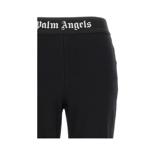 Logo-Waistband Flared Leg Pants
