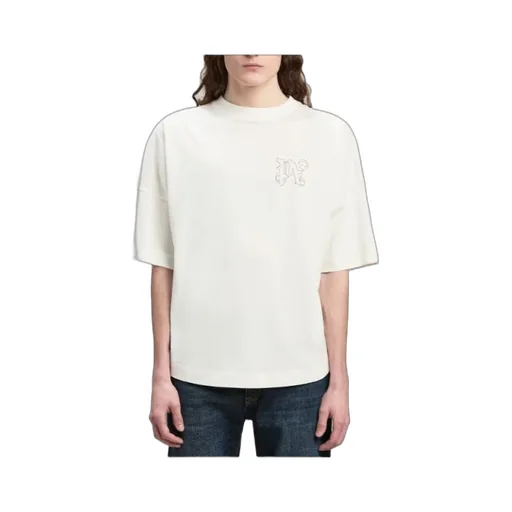Pa Monogram Embroidered Crewneck T-Shirt