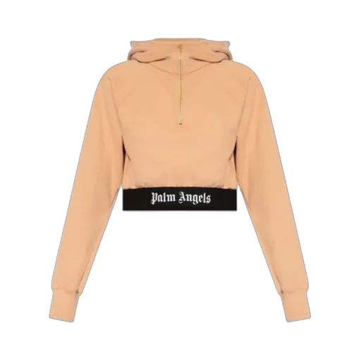 Logo Waist Cropped Sweatshirt