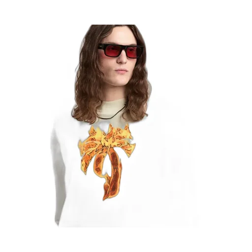 Burning Palm Printed Crewneck Sweatshirt