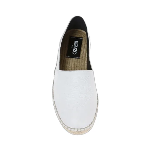 Tiger Head Pattern Straw Woven Business Casual Shoes