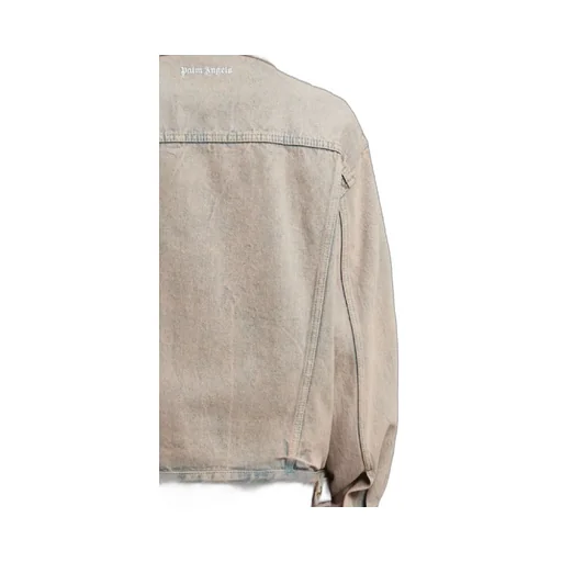 Overdye-Wash Buttoned Denim Jacket