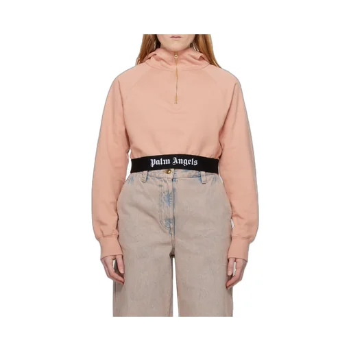 Logo Waist Cropped Sweatshirt