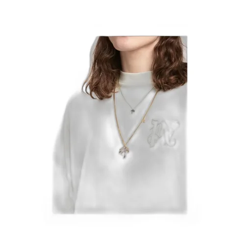 Pa Monogram Embroidered Crewneck T-Shirt