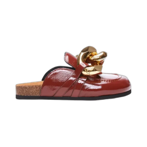 Chain Detailed Slip-On Loafers
