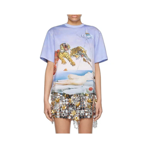 All-Over Graphic Print T-Shirt
