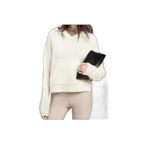 Logo Intarsia Knitted Hoodie