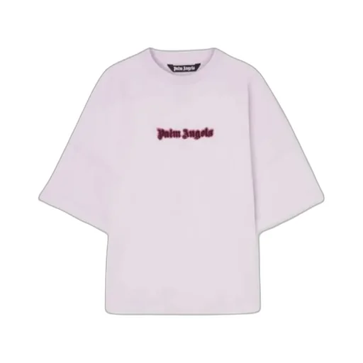 Logo Embroidered Drop Shoulder T-Shirt