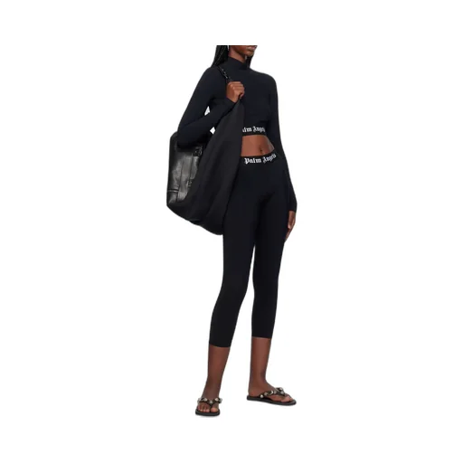 Logo Underband Long Sleeved Cropped Top