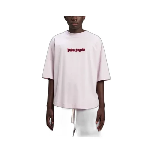 Logo Embroidered Drop Shoulder T-Shirt