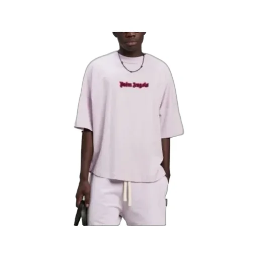 Logo Embroidered Drop Shoulder T-Shirt