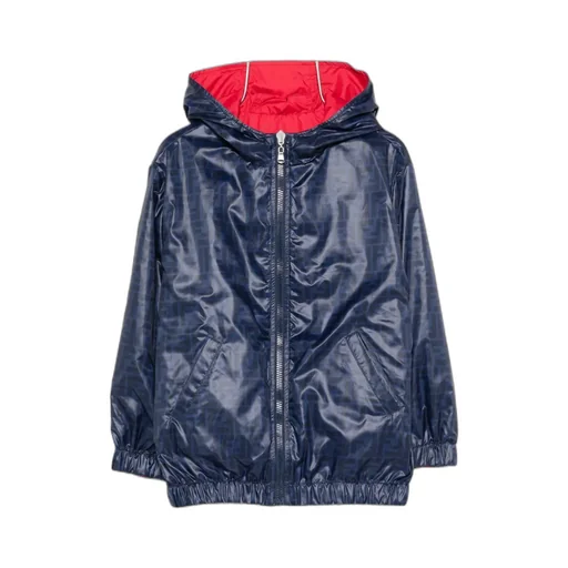 Ff Logo-Print Hooded Jacket