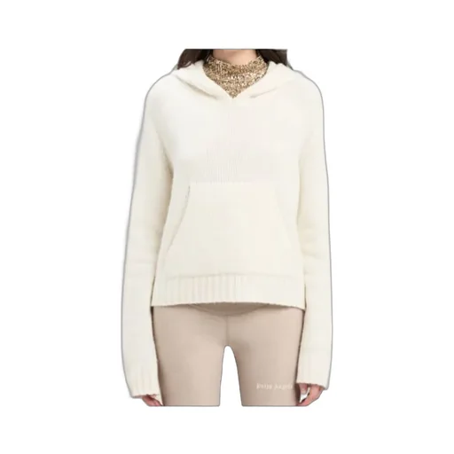 Logo Intarsia Knitted Hoodie