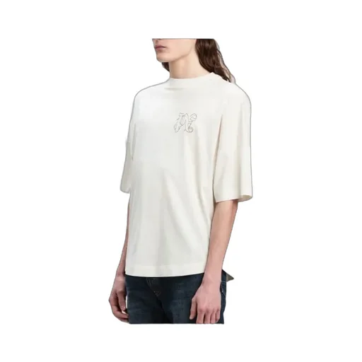 Pa Monogram Embroidered Crewneck T-Shirt