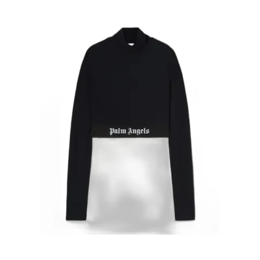 Logo Underband Long Sleeved Cropped Top