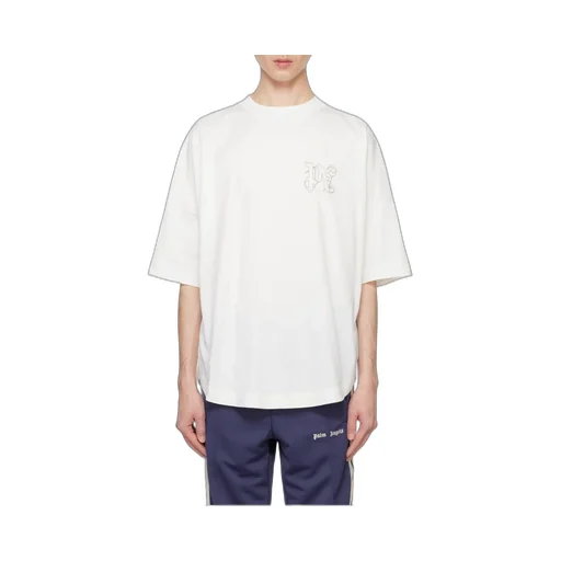 Pa Monogram Embroidered Crewneck T-Shirt