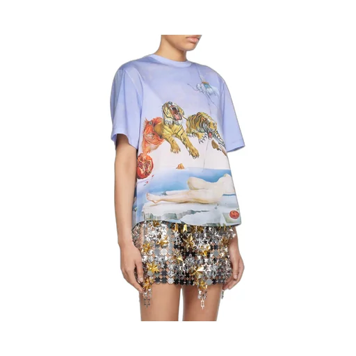 All-Over Graphic Print T-Shirt