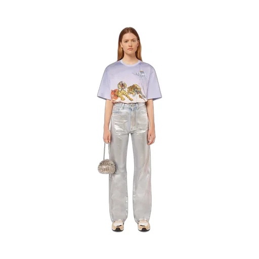 All-Over Graphic Print T-Shirt