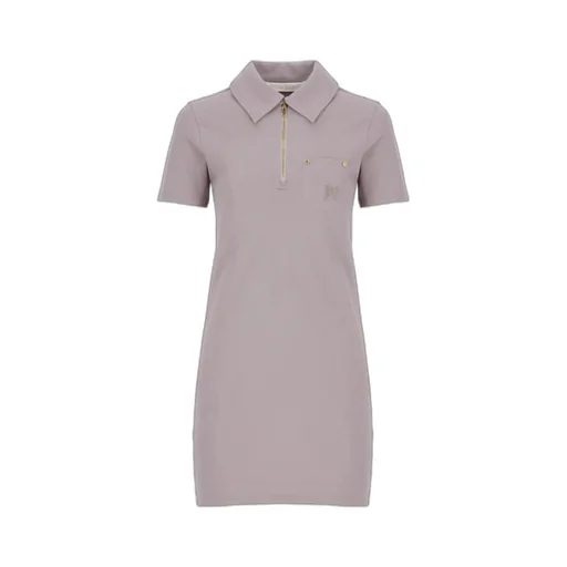 Logo Embroidered Mini Polo Dress