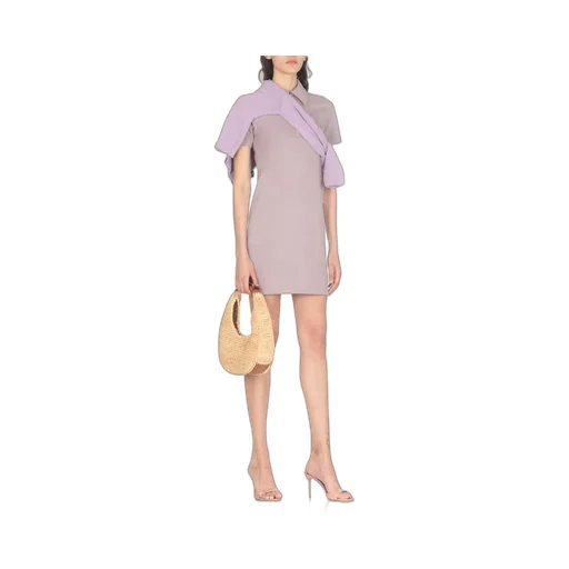 Logo Embroidered Mini Polo Dress