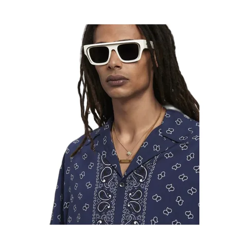 Paisley-Printed Buttoned Shirt
