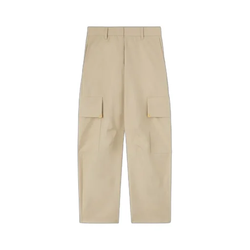 Carrot-Cut Mid-Rise Trousers