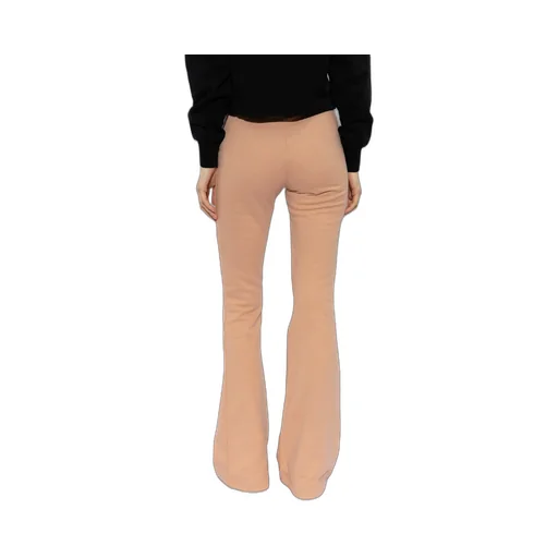 Logo Elastic Waistband Flared Track Pants