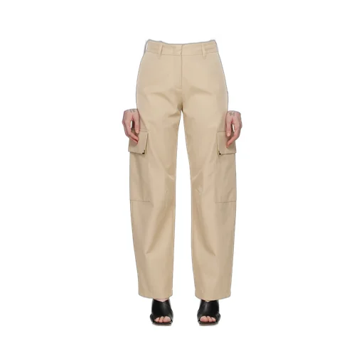 Carrot-Cut Mid-Rise Trousers