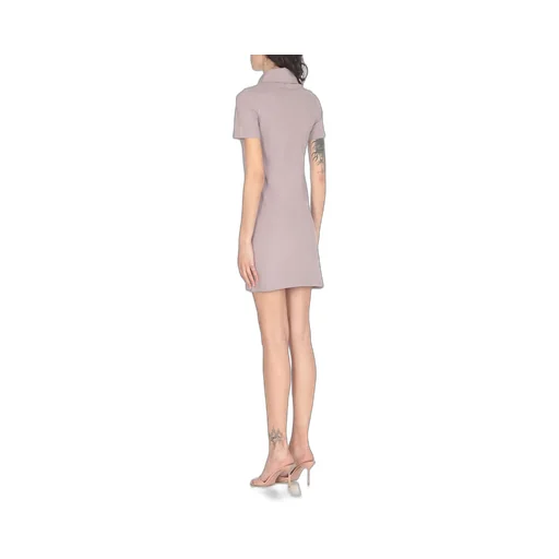 Logo Embroidered Mini Polo Dress