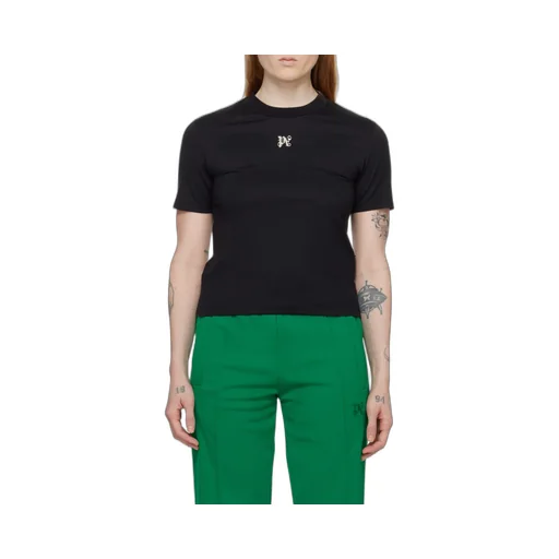 Pa Monogram Embroidered Crewneck T-Shirt