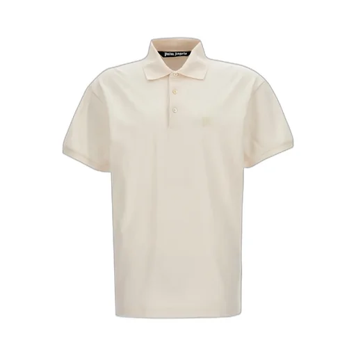 Monogram Embroidered Short-Sleeved Polo Shirt