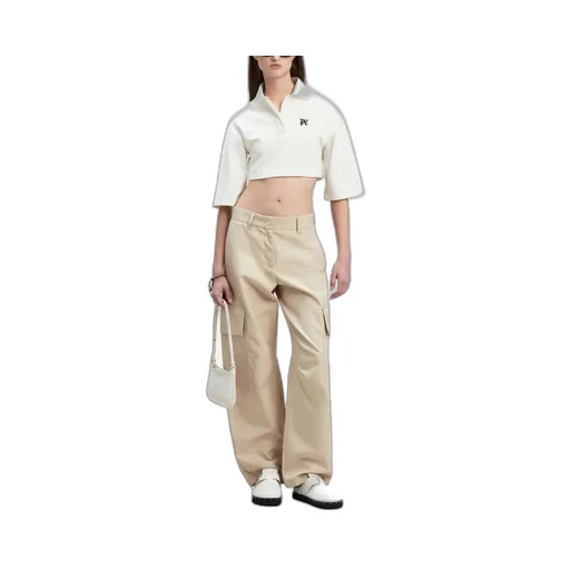 Carrot-Cut Mid-Rise Trousers