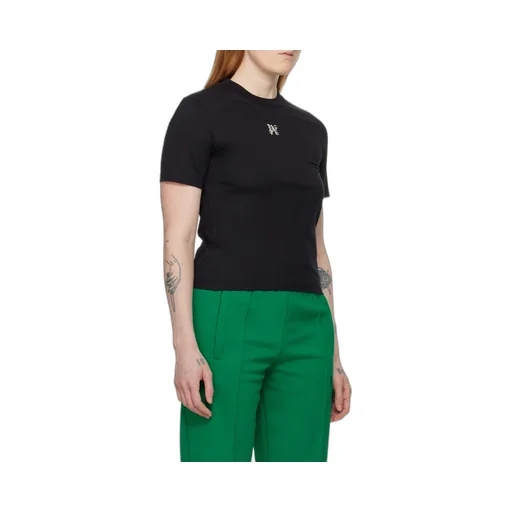 Pa Monogram Embroidered Crewneck T-Shirt