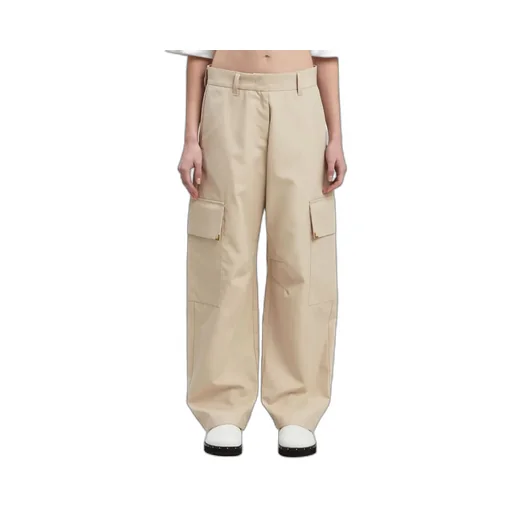 Carrot-Cut Mid-Rise Trousers