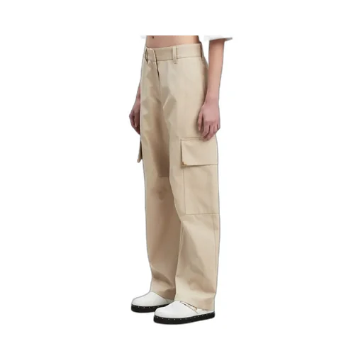 Carrot-Cut Mid-Rise Trousers