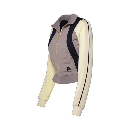 Pa Monogram Embroidered Colour-Blocked Track Jacket