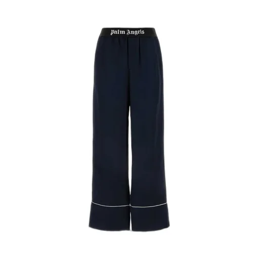 Logo Elastic Waistband Pajama Bottoms
