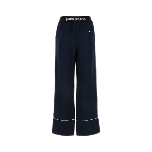 Logo Elastic Waistband Pajama Bottoms