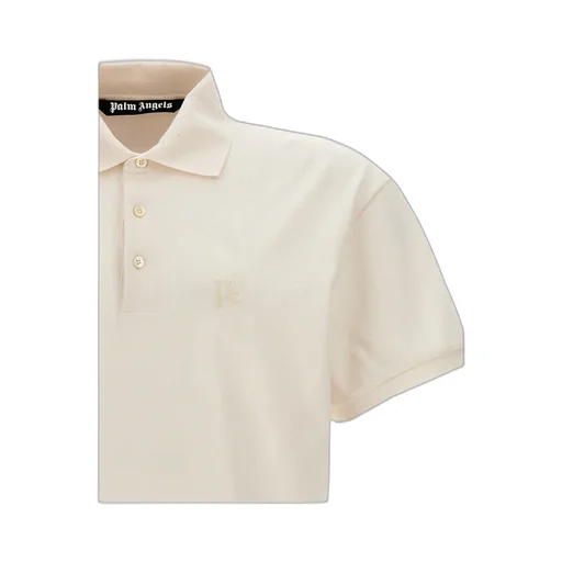 Monogram Embroidered Short-Sleeved Polo Shirt