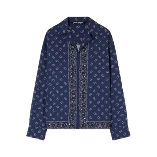Paisley-Printed Buttoned Shirt