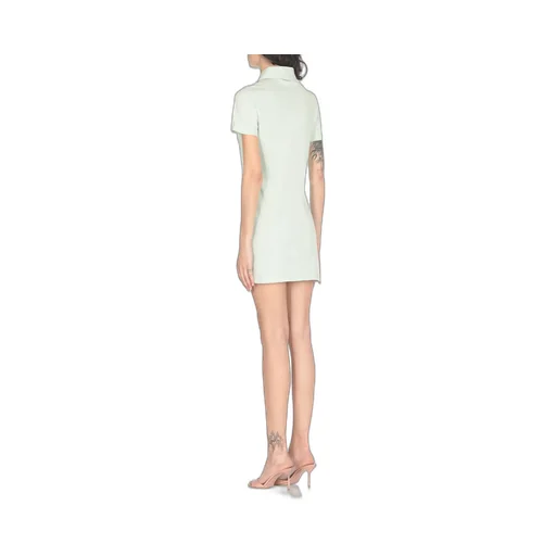 Logo Embroidered Mini Polo Dress