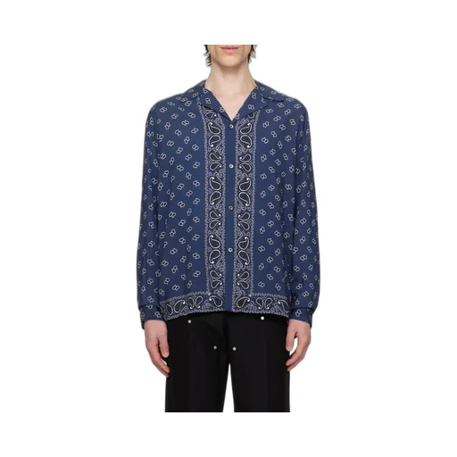 Paisley-Printed Buttoned Shirt
