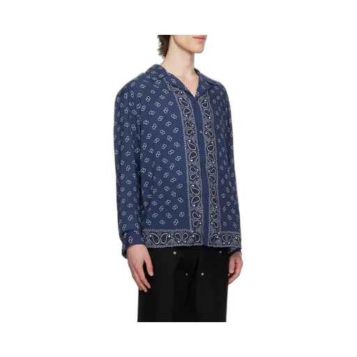 Paisley-Printed Buttoned Shirt