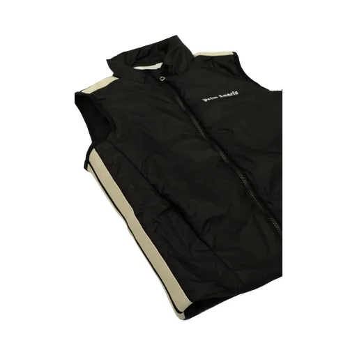 Logo Printed Zip-Up Padded Gilet
