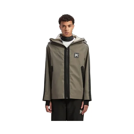Logo Patch Hooded Jacket