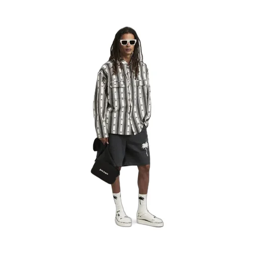 Logo Printed Zipped Camera Bag