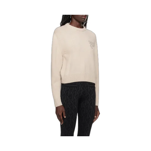 Monogram Embellished Knitted Jumper