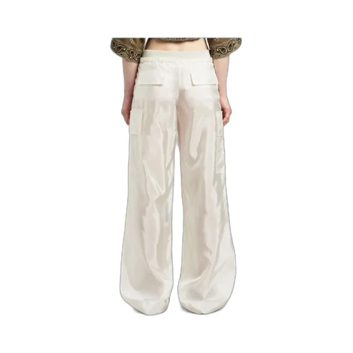 High-Shine Satin Parachute Trousers