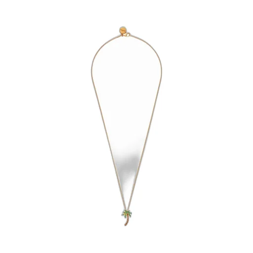 Palm Tree Pendant Necklace